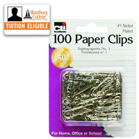 Paper Clips: Nickel Plated